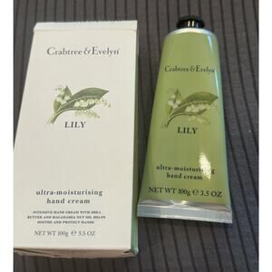 Crabtree & Evelyn Lily Hand Therapy 3.5 oz New Sealed Lotion Boxed Cream